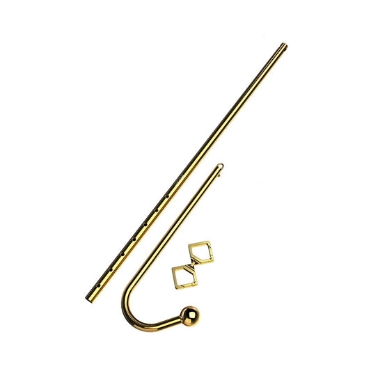 Anal Hooks Adjustable Golden Anal Hook 3867 LOCKINK Set AllNight 0729